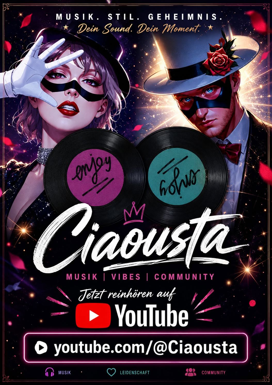 Ciaousta Musik Plakat
