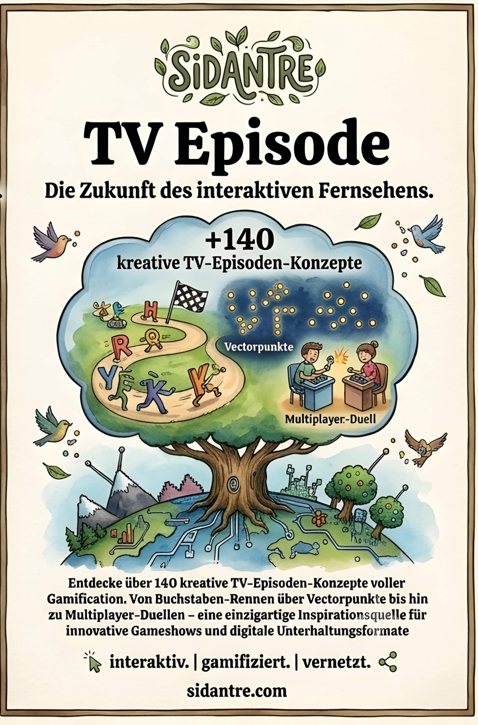 TV Episode interaktives Fernsehen Gamification